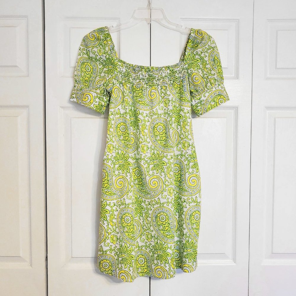 J. Crew SZ Blockprints Paisley Dress - Picture 4 of 11